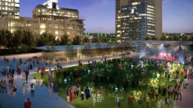 New Name for Woodall Rodgers Deck Park