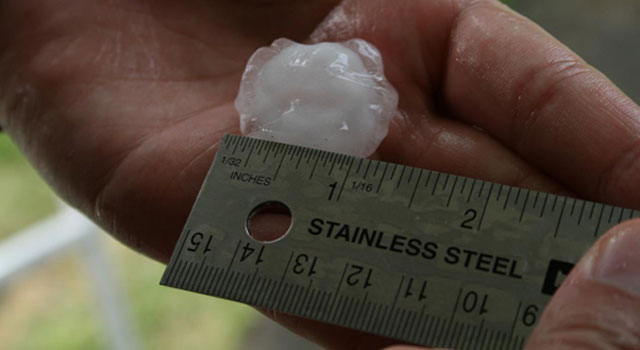 Summer Hail Hits Dallas-Fort Worth