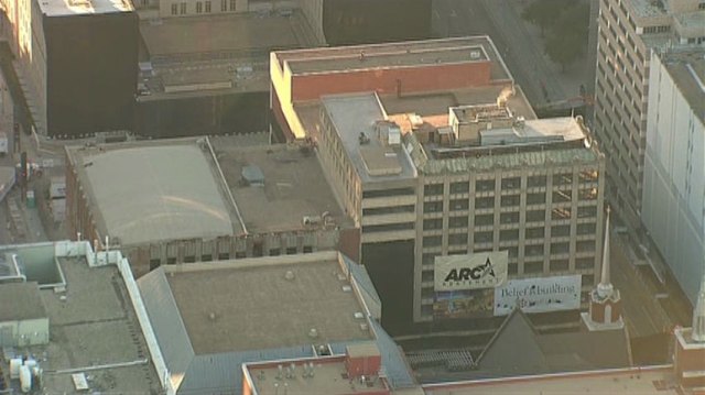 Chopper: First Baptist Dallas Implosion