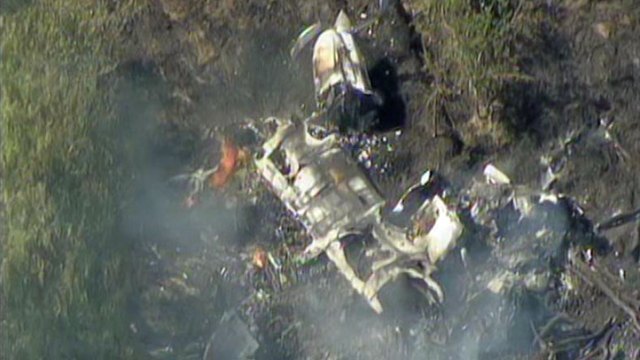 Plane Crashes Near Spinks Airport