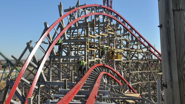 Photos: New Texas Giant at Six Flags Over Texas