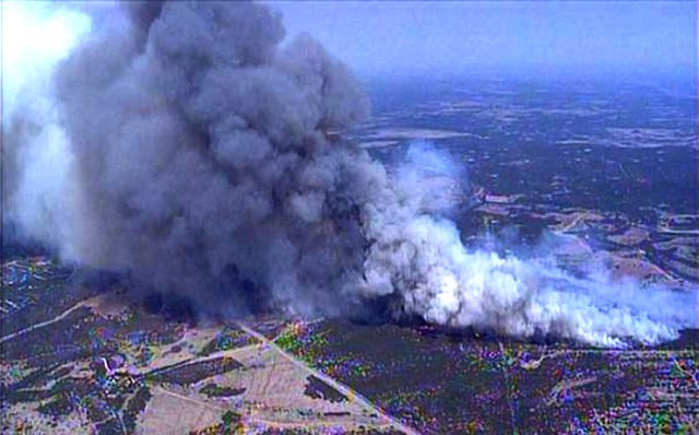 PK Brush Fire Burns Homes