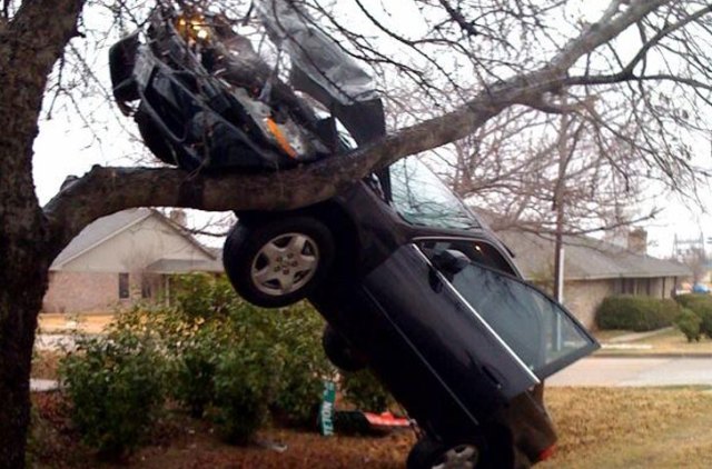 Photos: Ice Storm Moves Across Texas