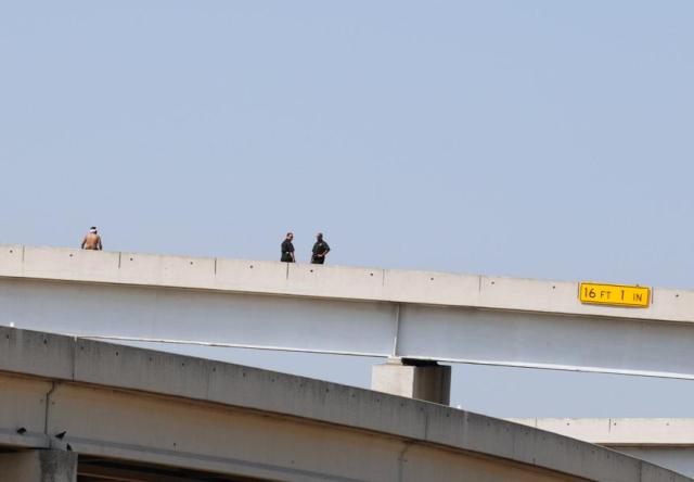 Viewer Photos: I-20 Traffic Delayed By Man On Overpass