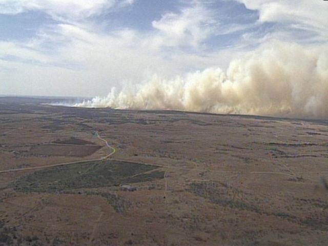 Photos: Wildfire in Jacksboro 
