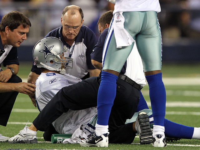 Tony Romo injury: Cowboys QB will miss OTAs after cyst removal surgery.  Source: Josh Ellis Dallas Cowboys Blog, May 21 2013, 7:28am CDT. Dallas  Cowboys.