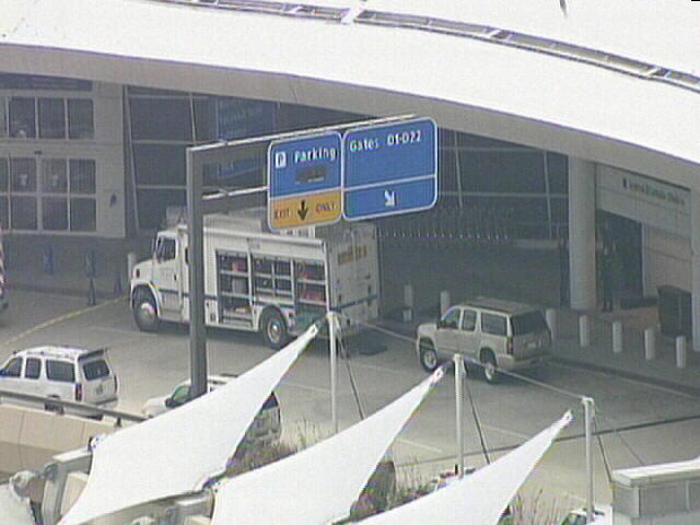 Photos: Suspicious Package at DFW Terminal D