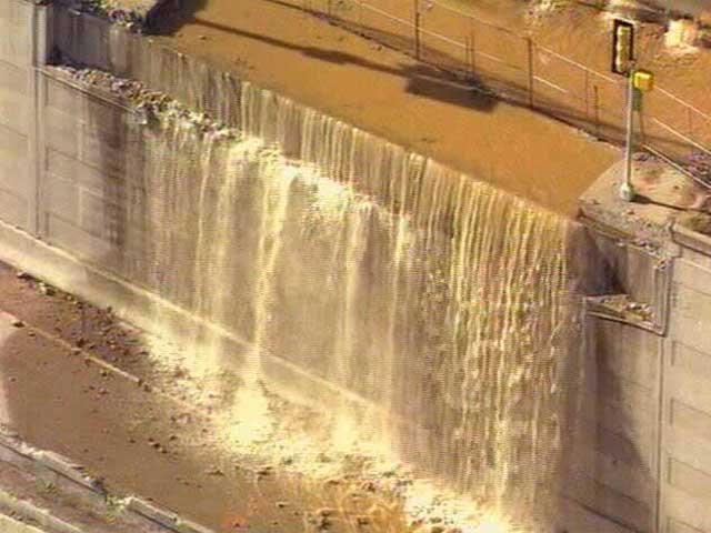 Accidental Waterfall in Dallas