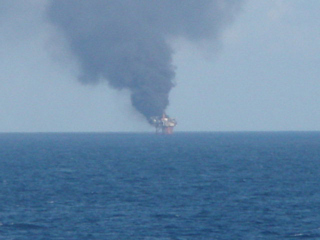 Oil Platform Explodes in the Gulf
