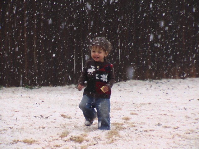 Snow Falls Again on North Texas