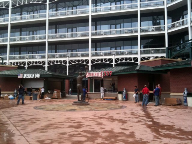 Inside the Rangers Ballpark Renovations