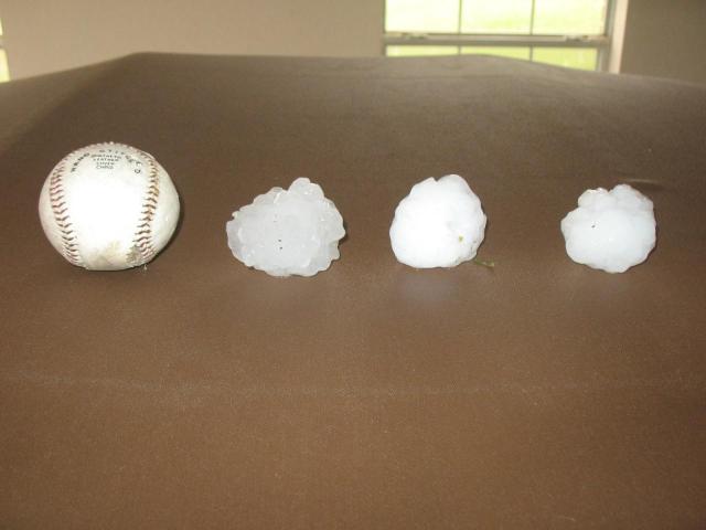 Hail Pelts North Texas