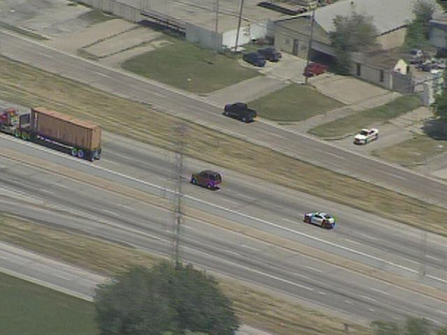 Gallery: Police Pursue Suspect Through Dallas
