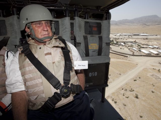 Shula Coaches Courage on Trip to Persian Gulf