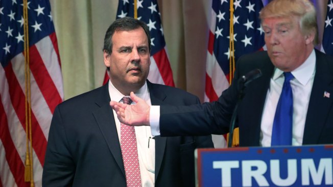 Chris are you OK? Christie's pained face upstages Trump's show