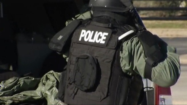 An employees report of a man with a gun inside JPS Health Center South Campus in <a title=