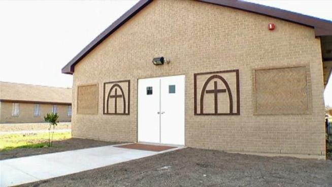 Flames destroyed the historic Saginaw Park Baptist Church more than a year ago. On Sunday the church celebrated a new beginning, 50 years in the making.