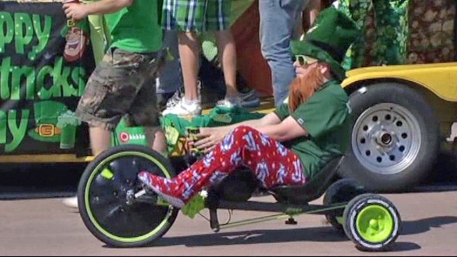 Tens of thousands walk, race or watch the St. Patrick's Day festivities along Greenville Avenue in Dallas.