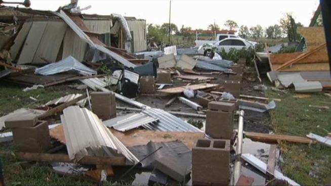 Richard and Shannon Wingo lost everything when powerful storms destroyed their home, but they're just happy to be alive.