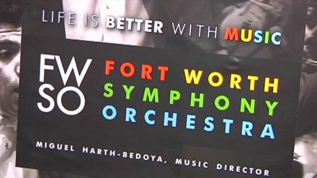 The Fort Worth Symphony Orchestra is handing out 10,000 free CD samplers to random people on the street. They're slogan is 
