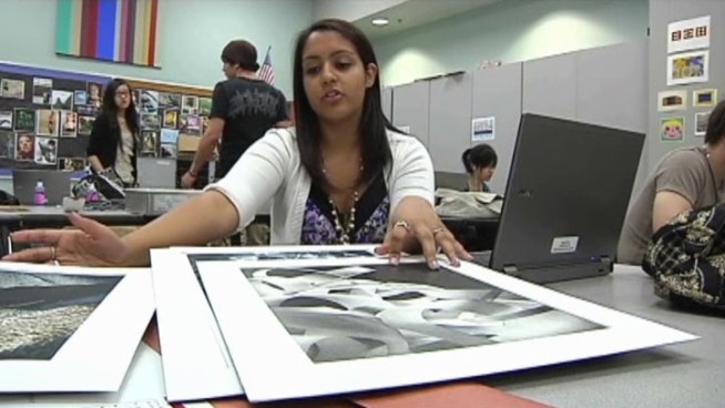 Even in the face of school budget cuts, Plano ISD is protecting its prized advanced placement art program.