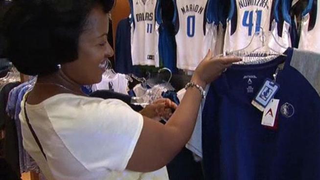 Stores selling Dallas Mavericks merchandise are seeing sales surge as North Texas catches playoff fever.