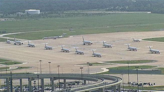 American Airlines has canceled 72 more flights since storms rolled through Dallas-Fort Worth International Airport and hail damaged some planes.