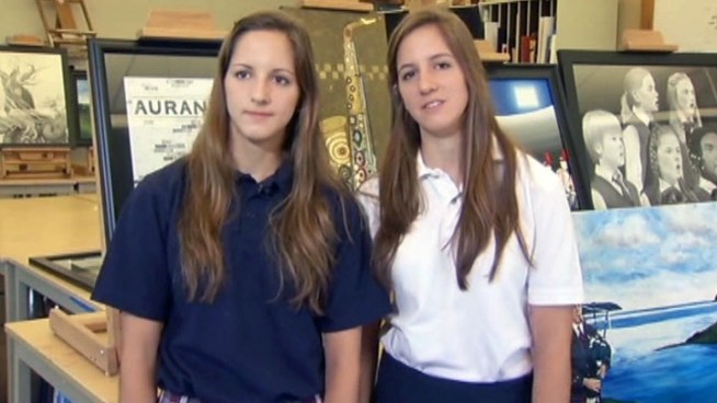 The audience at Westlake Academy's graduation will see double when valedictorian Casey and Corey Timmerman who is salutatorian graduate.