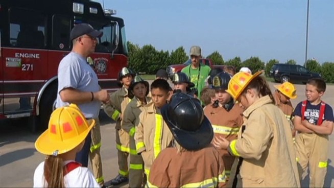 15 Burleson 4th traders are spending their first week of summer break suited up and ready to fight fires.