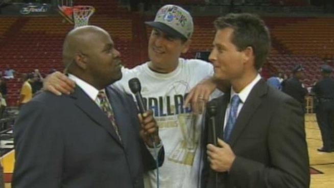 Mavs owner Mark Cuban talks about being NBA Champions and the team that brought home the Larry O'Brien Trophy.