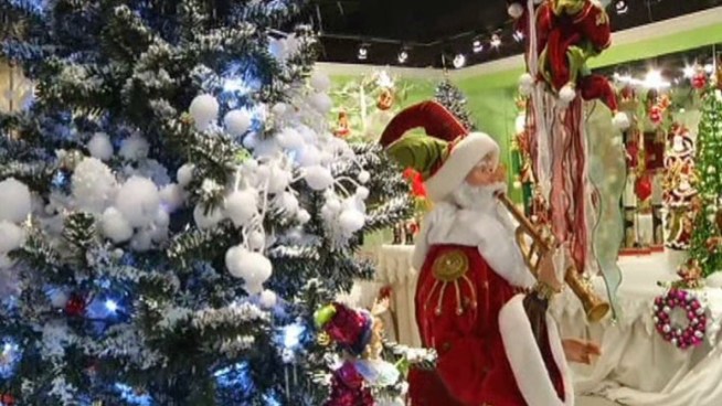 Six months from Christmas some North Texans are already stocking up on holiday decorations.