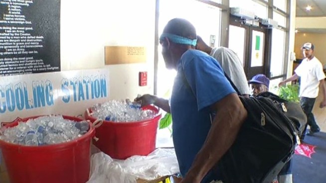Government and charities are working to help people beat the heat opening cooling stations, but even the city is having trouble providing relief.