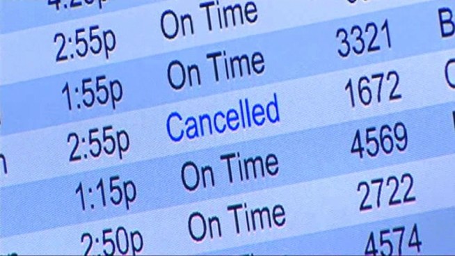 American Airlines has canceled about 160 flights due to a winter storm making its snowy way across the Midwest and other bad weather.