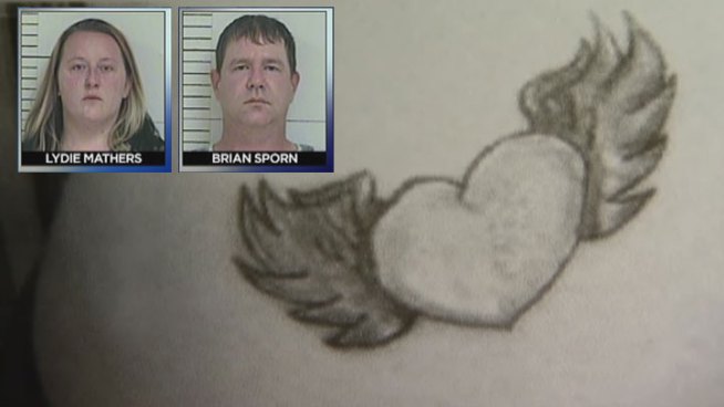 Lydie Mathers and her boyfriend Brian Sporn are facing charges in Parker County for tattooing Mathers' 14-year-old daughter.