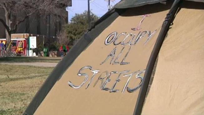 A group of University of North Texas students wants to kick out the Occupy Denton group.