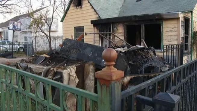 Three generations of family members were displaced by a house-destroying fire.