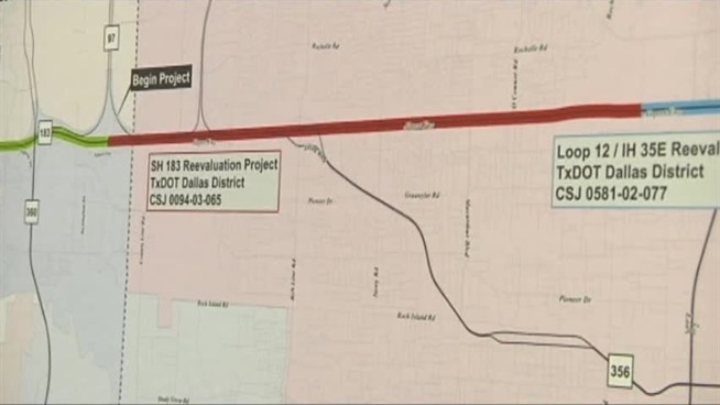 Business owners and residents in Irving learned of the details in a proposed plan to widen SH 183 from SH 360 to I-35E.