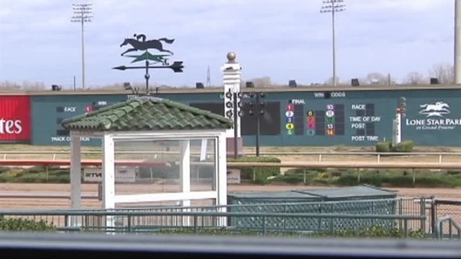 Hundreds headed out to Lone Star Park to try to get a new job at the racetrack.