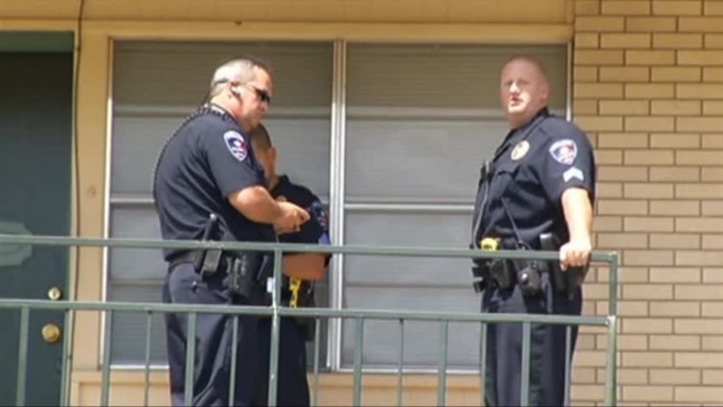A four-year-old and a two-year-old were found alone in an Arlington apartment after their mother and teenage brother apparently left them alone for about 90 minutes.
