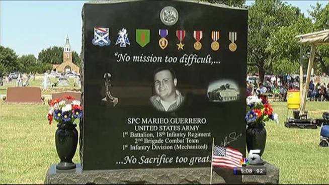 Fallen soldiers were remembered this Memorial Day at the Laurel Land Memorial Park in Fort Worth.