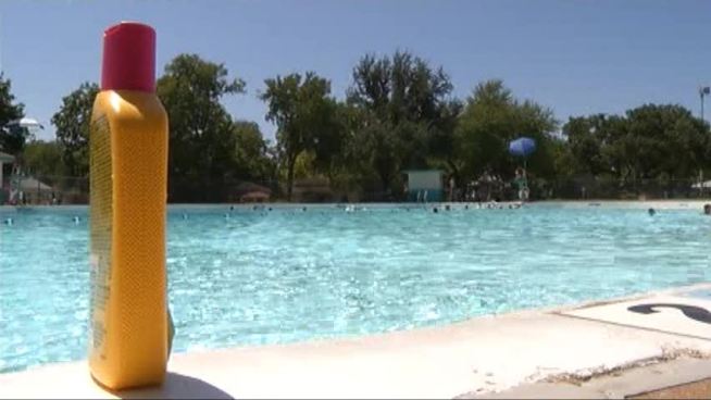 Fort Worth residents took a dip and beat the heat on the unofficial 