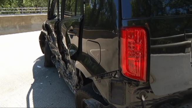 An uninvolved driver was hit head-on during a police chase that ended in a crash in Dallas.