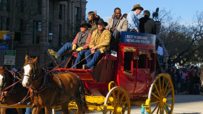 A cool, crisp Saturday morning was the perfect backdrop for the spectacle that is the All-Western Parade. Photo by Michael Hogan.