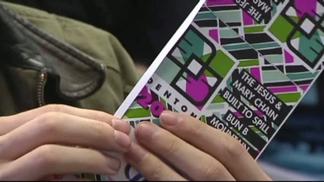 35 Denton is expected to draw thousands of music lovers and will take place, rain or shine.