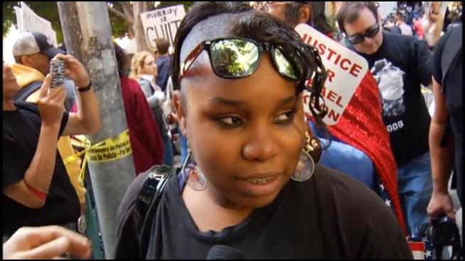 MJ's fans outside the Downtown LA Courthouse react to the guilty verdict of Doctor Conrad Murray. Here's Gordon Tokumatsu