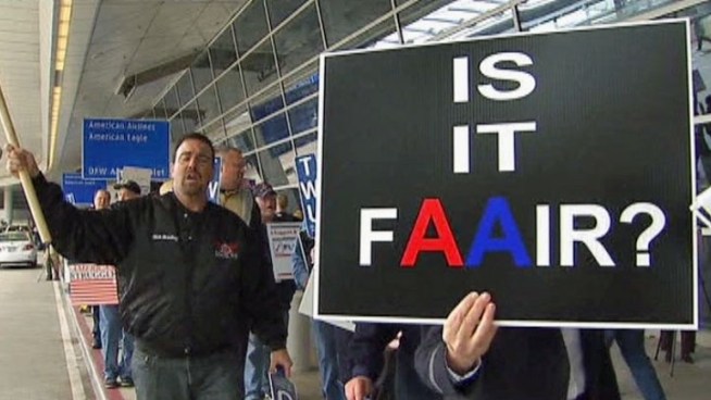 American Airlines flight attendants say they're upset the company wants to cut payroll and pensions to dig itself out of bankruptcy