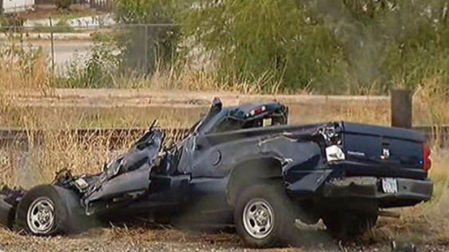 Fort Worth police want to know why a driver didn't stop for flashing train lights at the intersection of 38th street near north Commerce.