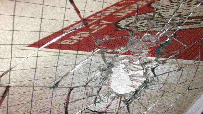 Joe Bailey Junior High School was hit by vandals on Monday night, but classes will commence as scheduled on Tuesday.