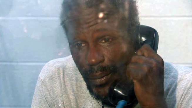 In a jailhouse interview, the man accused of setting off firebombs at a state senator's office says he is innocent of that and other charges.