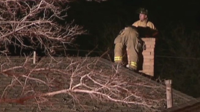 A Lubbock man found out the hard way, going in through the chimney is not the best way when you lock your keys in the house.
